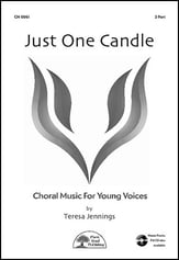 Just One Candle Two-Part choral sheet music cover